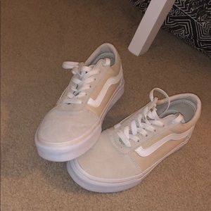 Vans- beige color- size 6.5